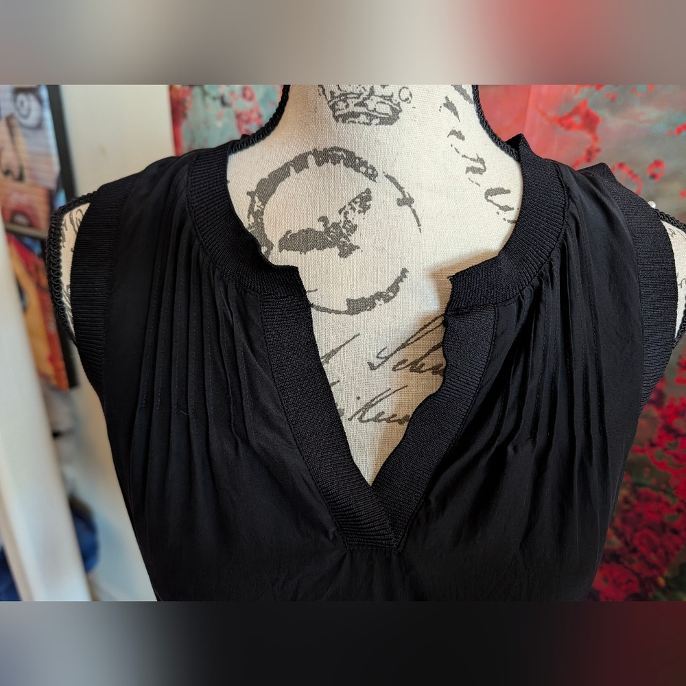 Black Lannah Tie Waist Silk Dress - Picture 8 of 13